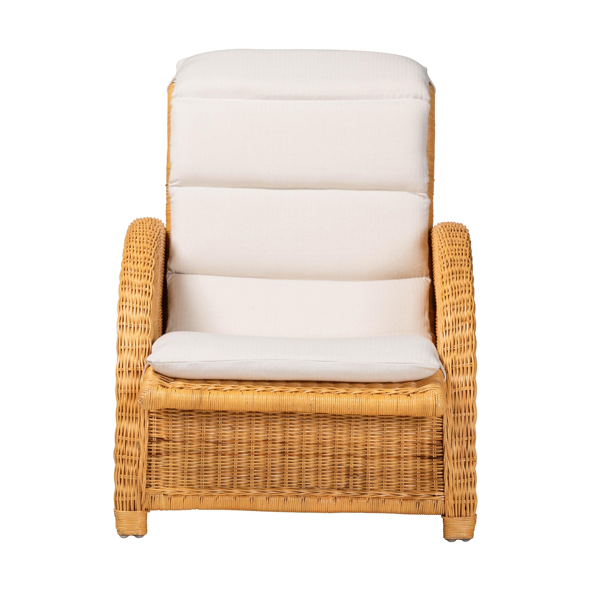 Bali & Pari Aries Rattan Chaise Lounge Chair