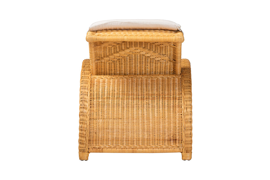 Bali & Pari Aries Rattan Chaise Lounge Chair