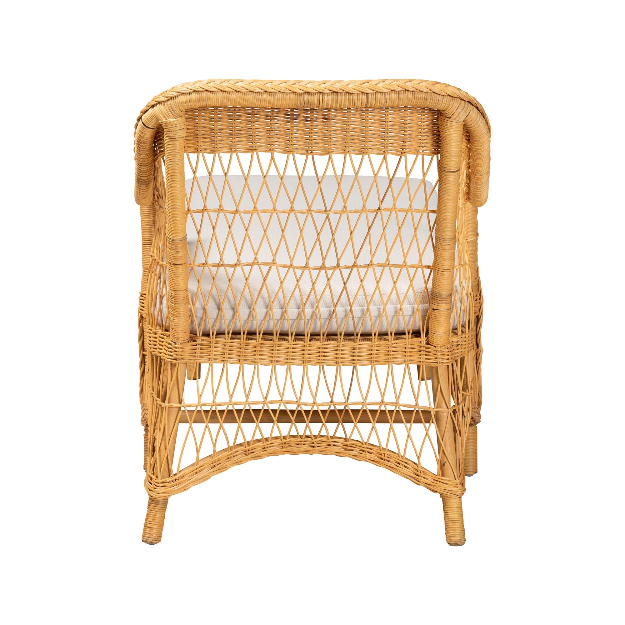 Bali & Pari Bruno Rattan Chaise Lounge Chair