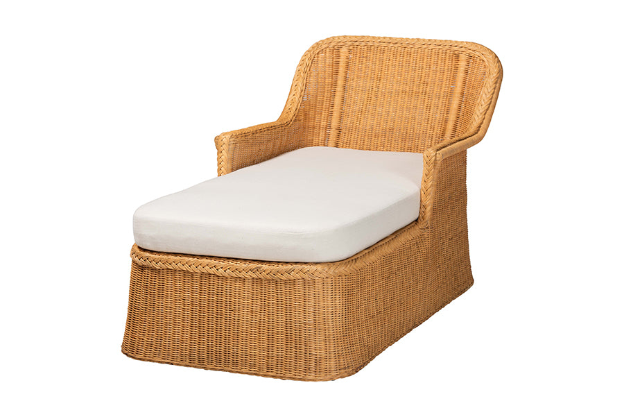 Bali & Pari Cesar Rattan Chaise Lounge Chair