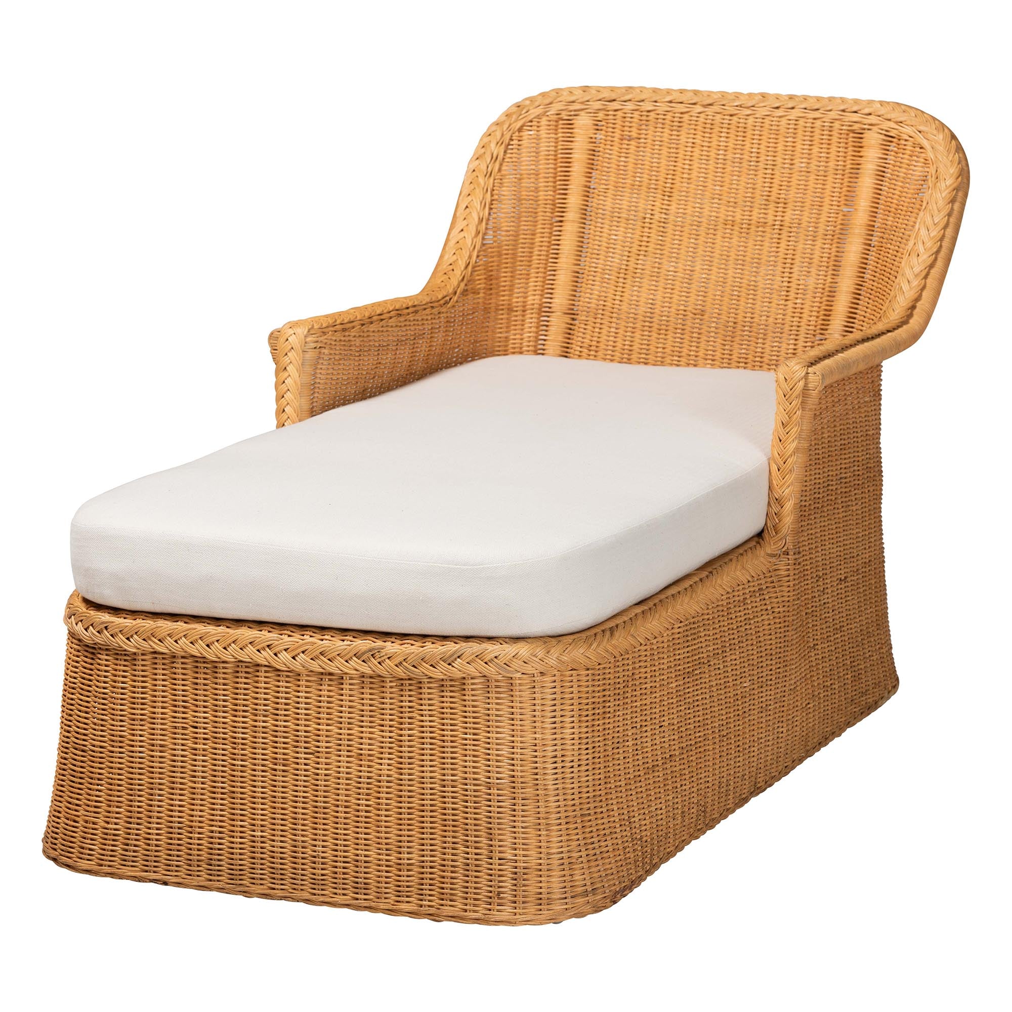 Bali & Pari Cesar Rattan Chaise Lounge Chair