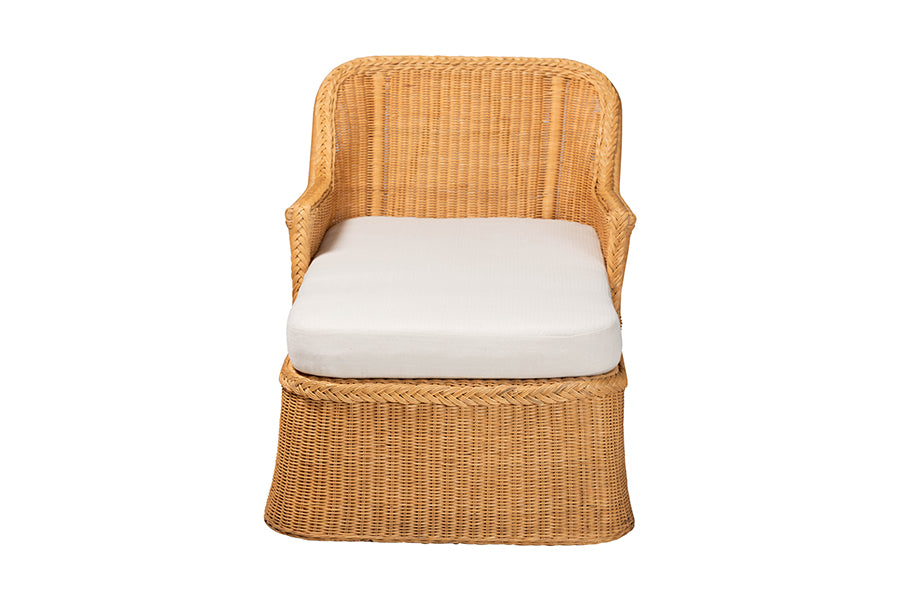 Bali & Pari Cesar Rattan Chaise Lounge Chair