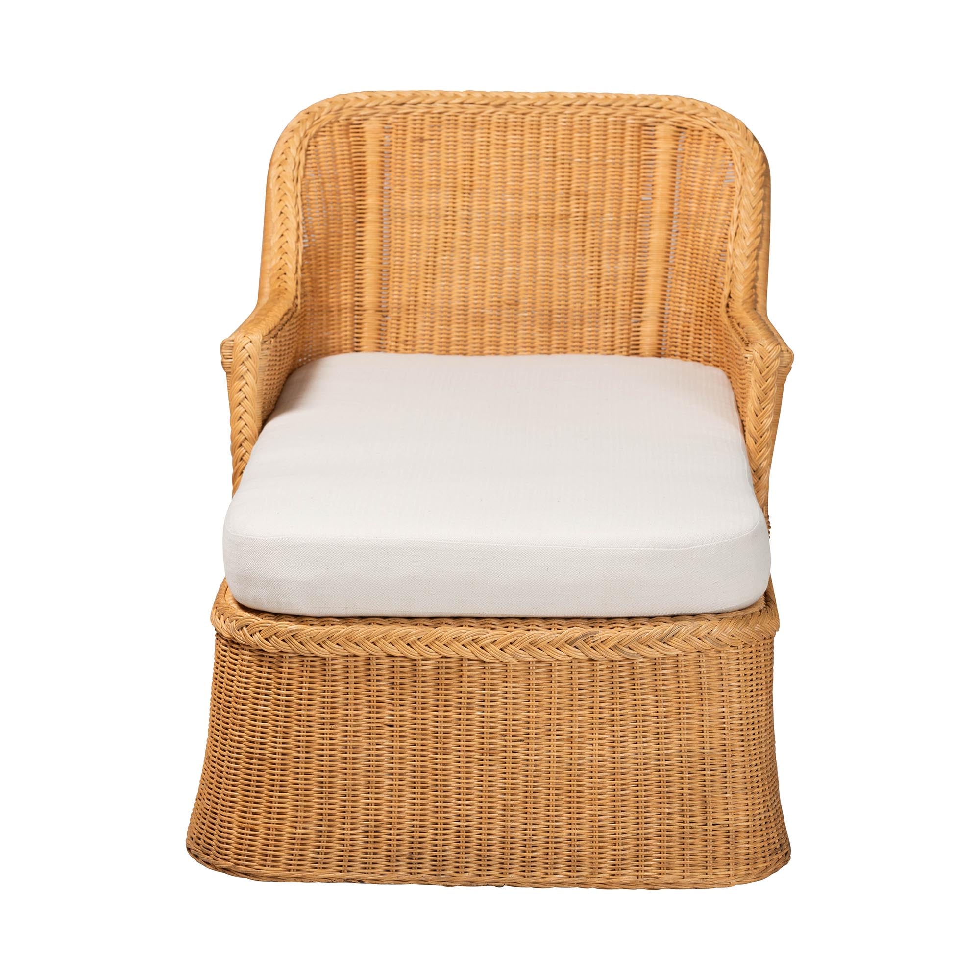 Bali & Pari Cesar Rattan Chaise Lounge Chair