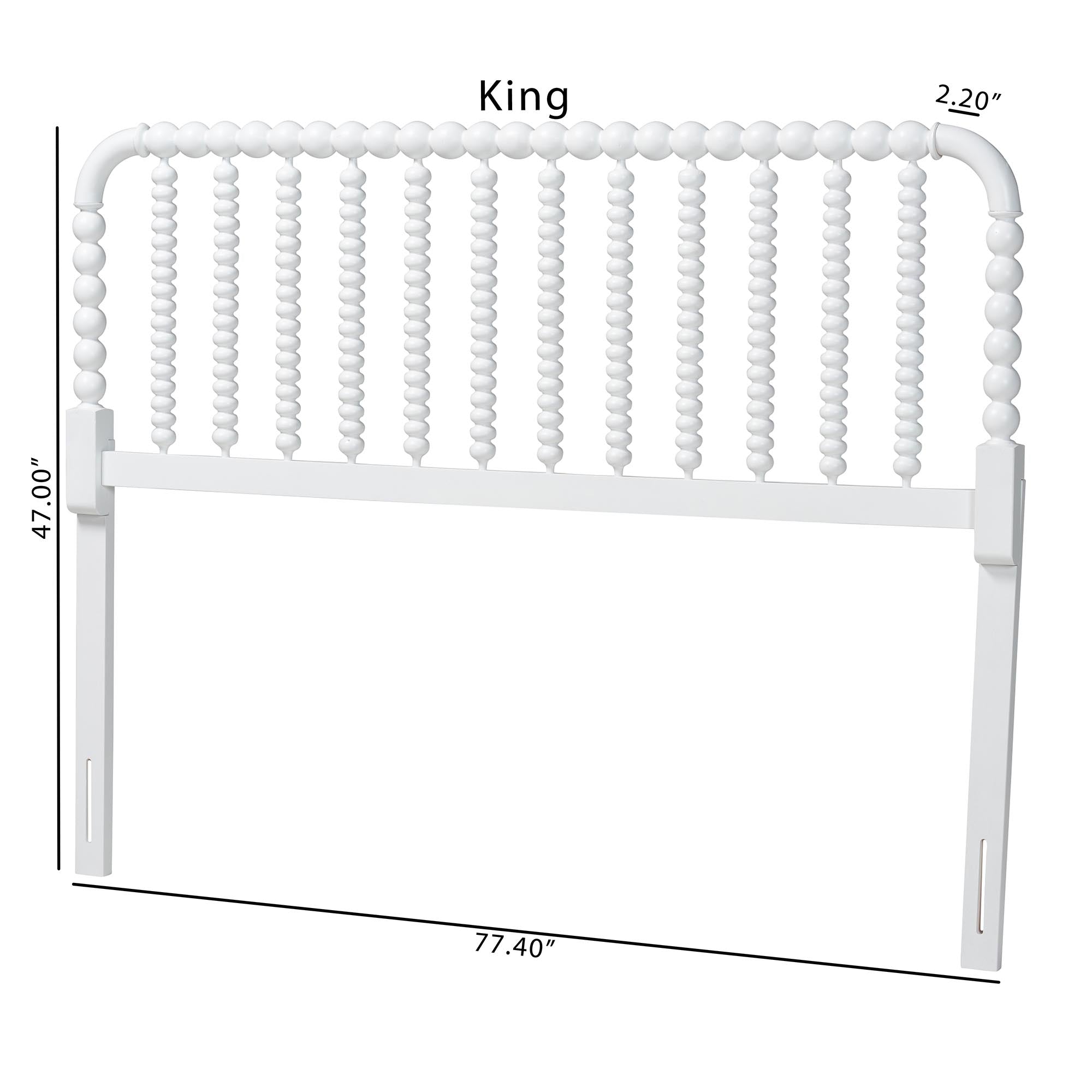 Finley Turned Bobbin Headboard
