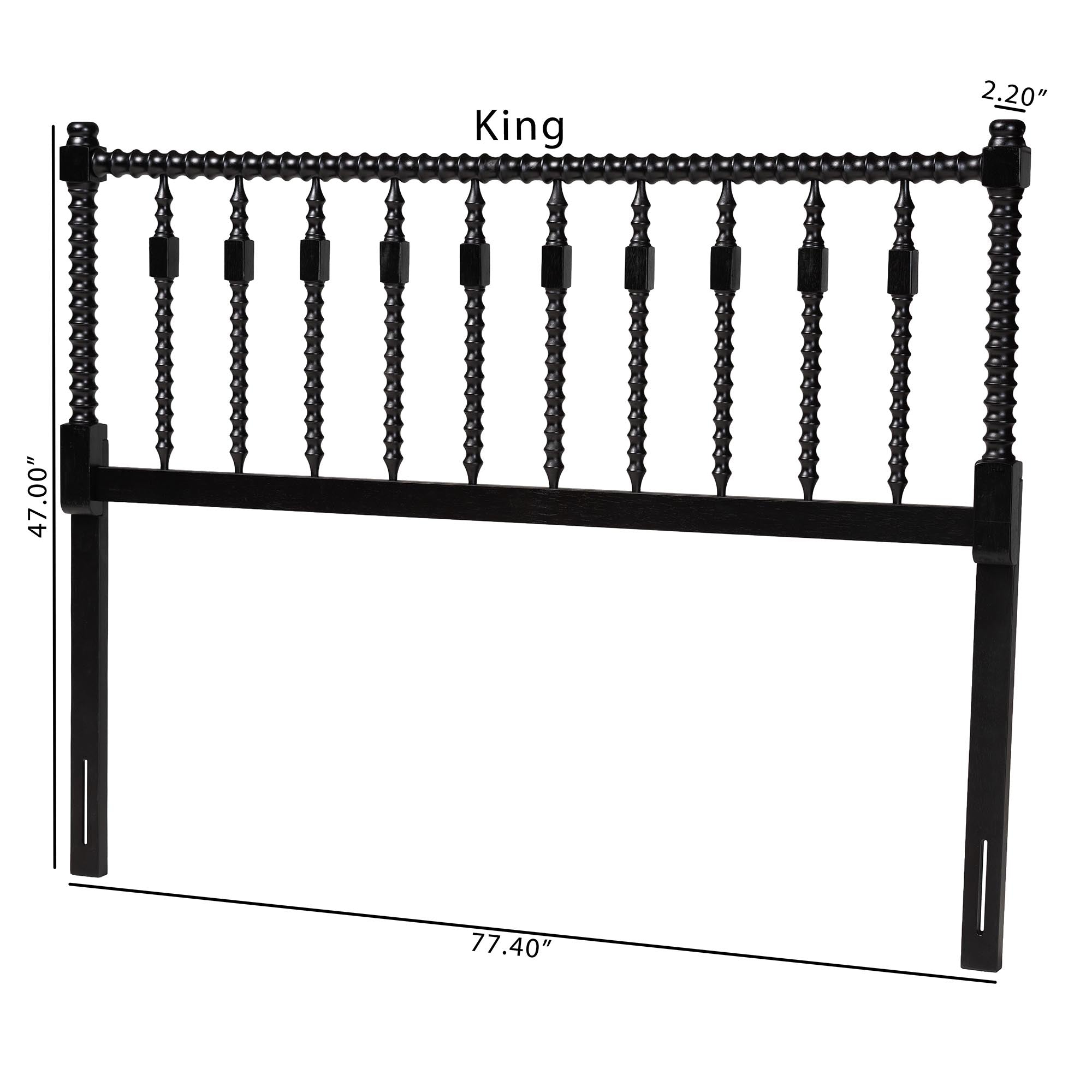 Juliette Turned Spindle Headboard