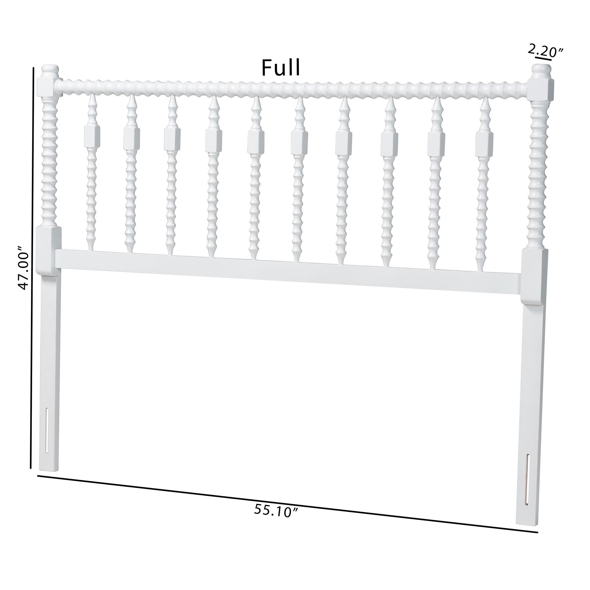 Juliette Turned Spindle Headboard