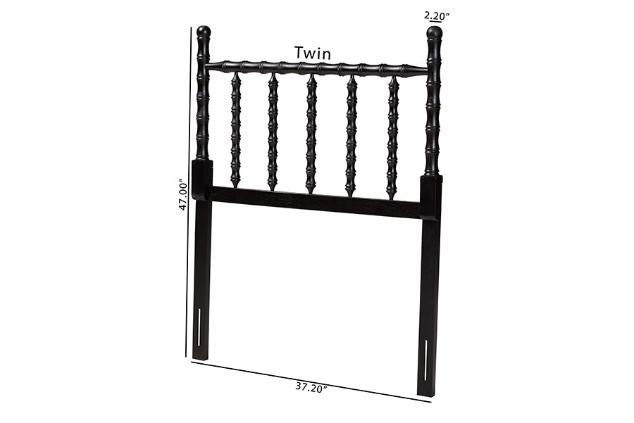 Edaline Bamboo Motif Headboard