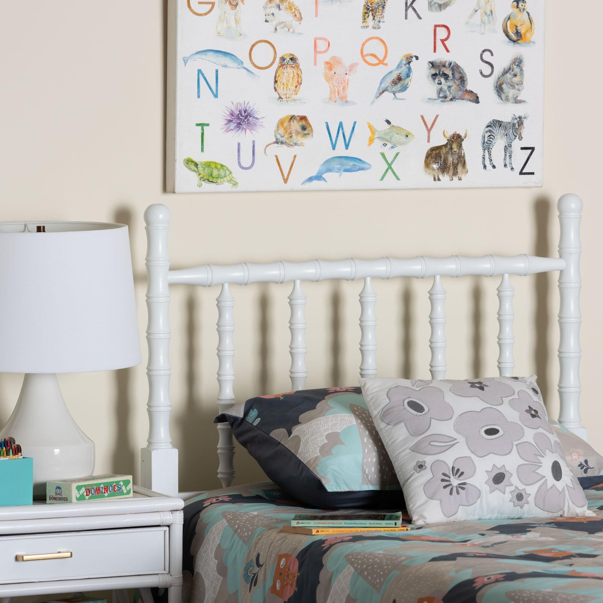 Edaline Bamboo Motif Headboard
