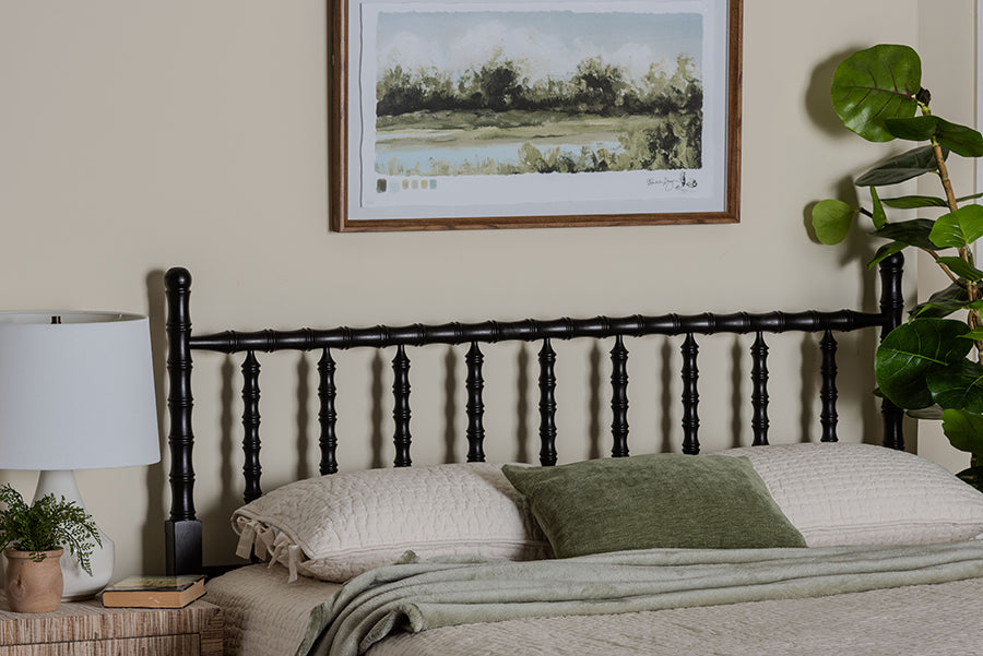 Edaline Bamboo Motif Headboard