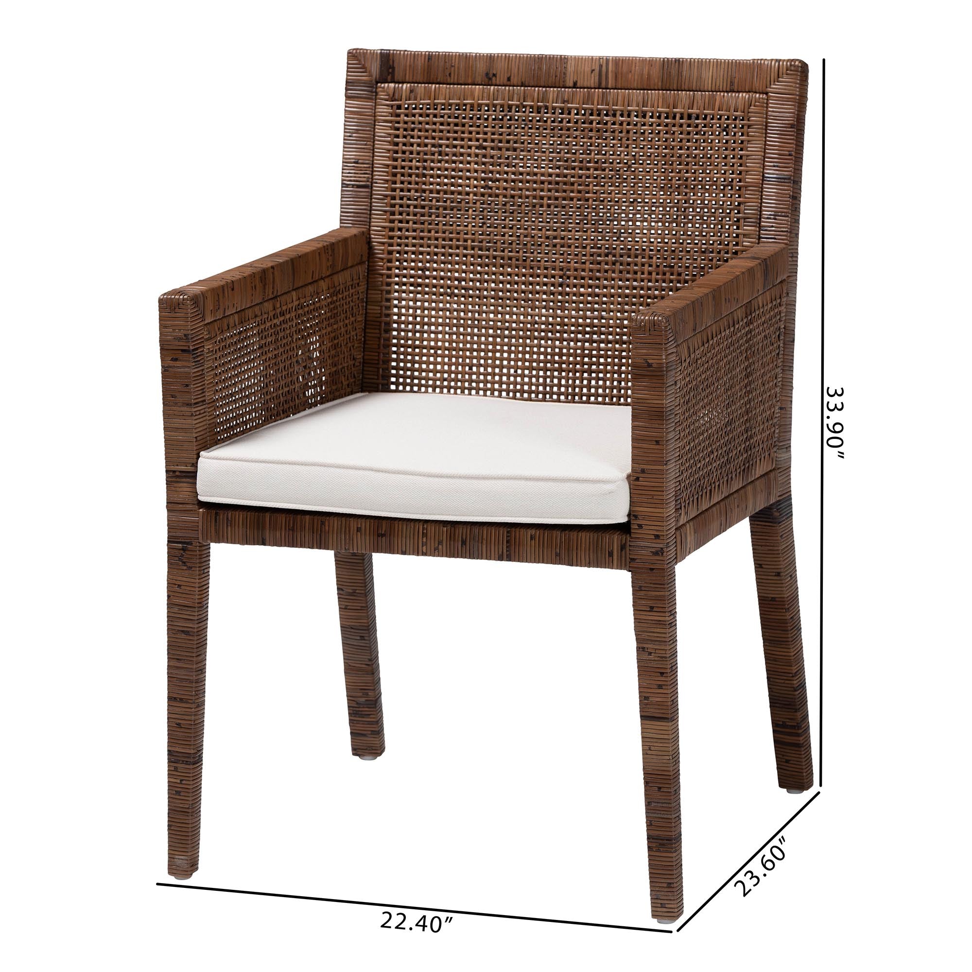 Bali & Pari Karis Rattan Dining Chair