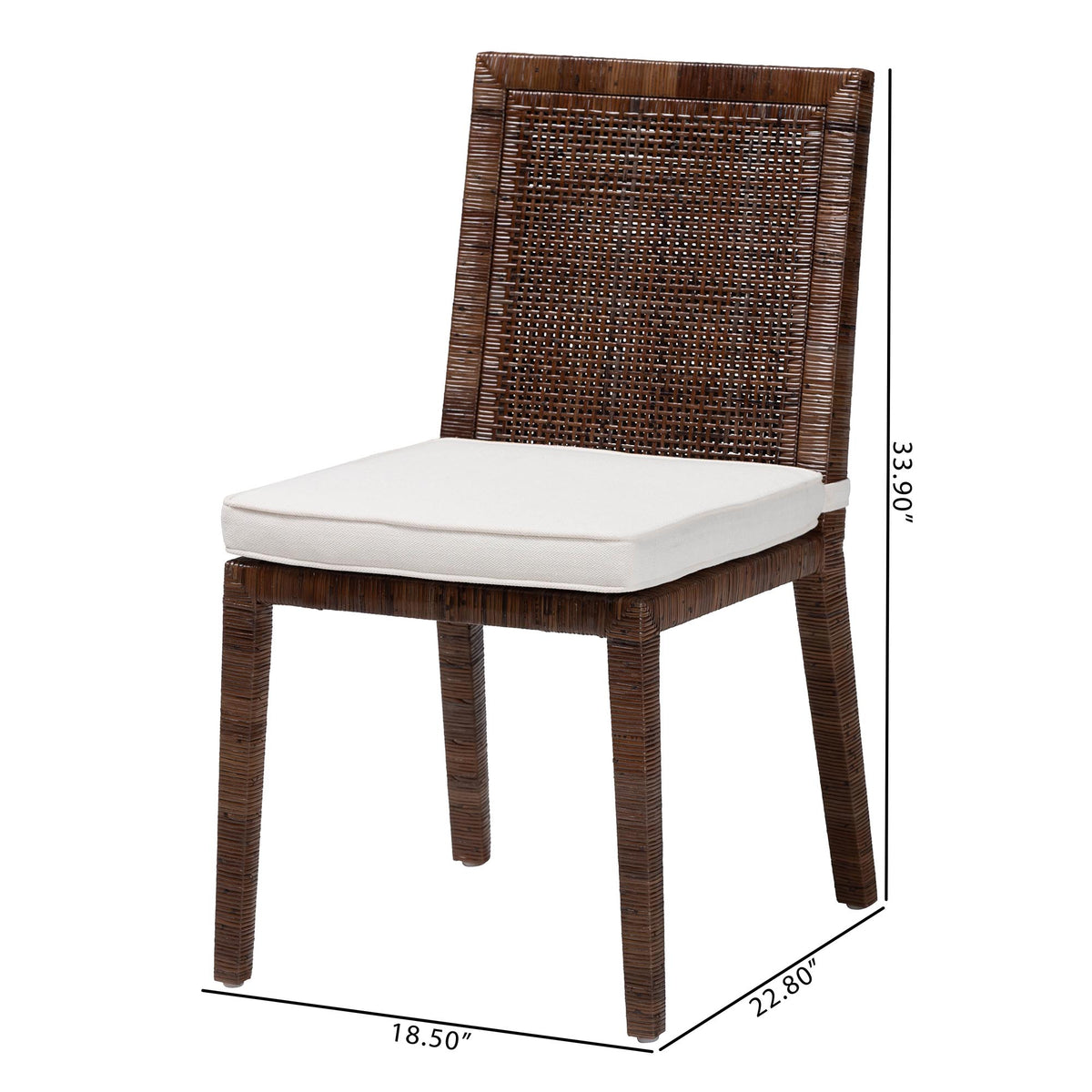Bali & Pari Sofia Rattan Dining Chair