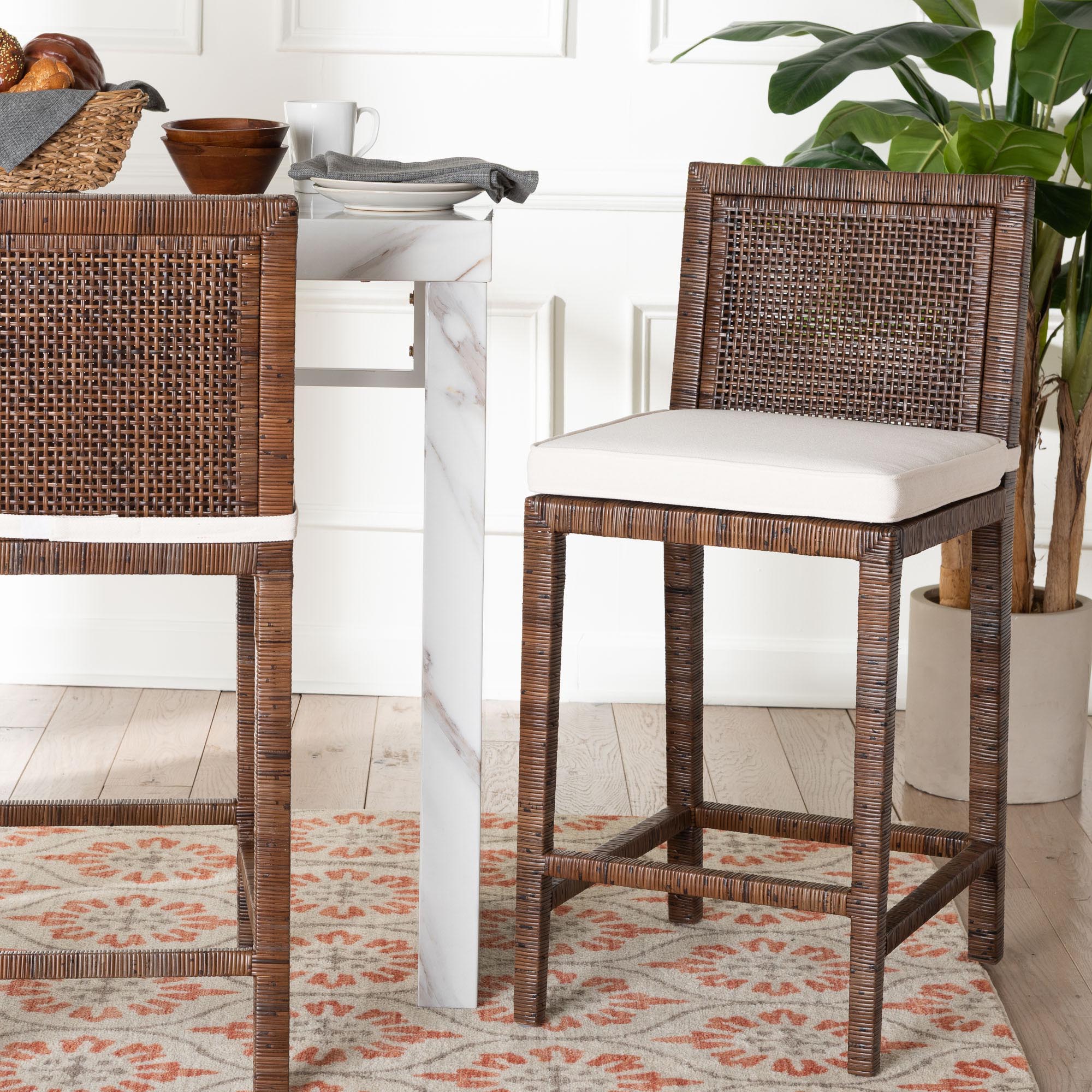 Bali & Pari Sofia Rattan Counter Stool