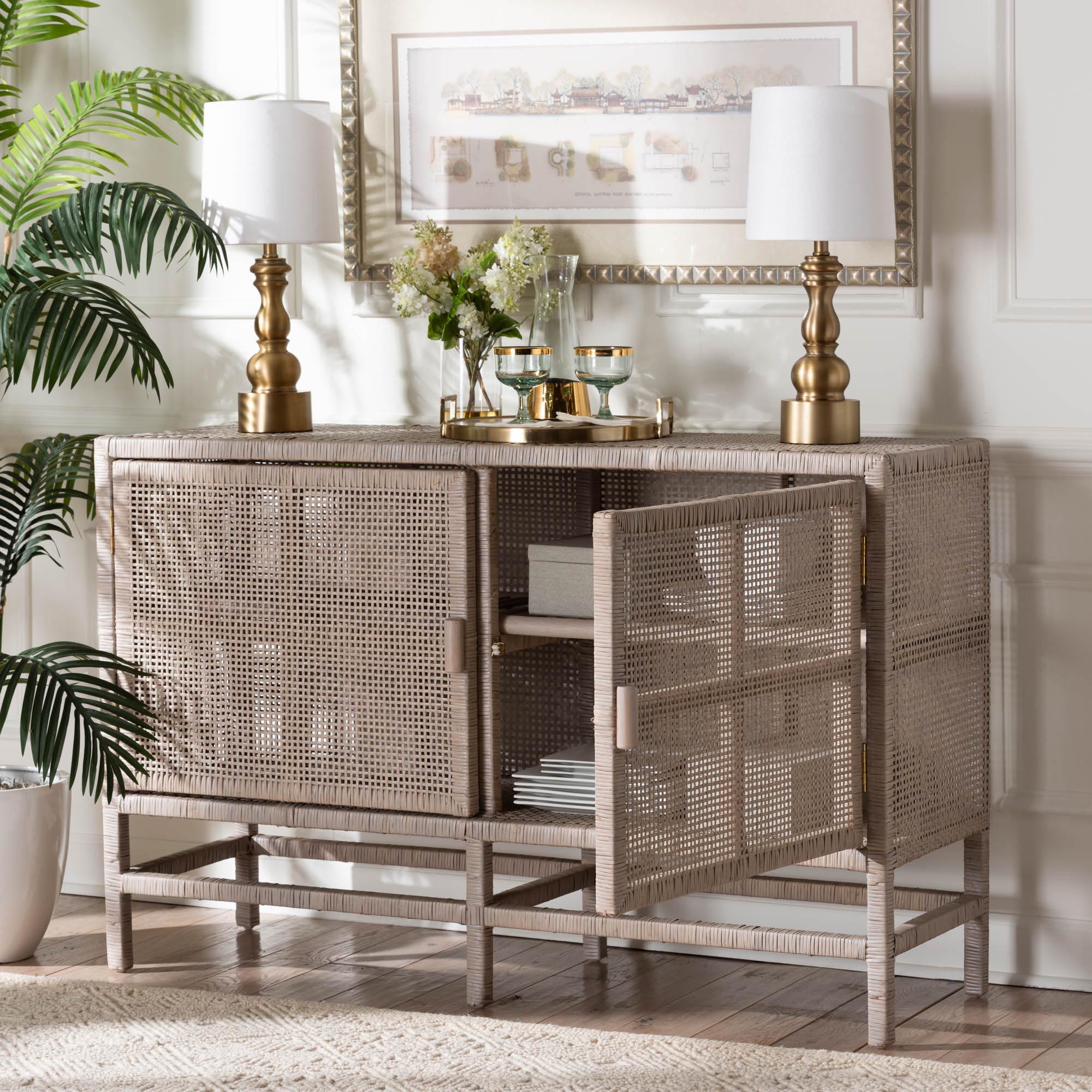 Bali & Pari Vivan Rattan Storage Cabinet