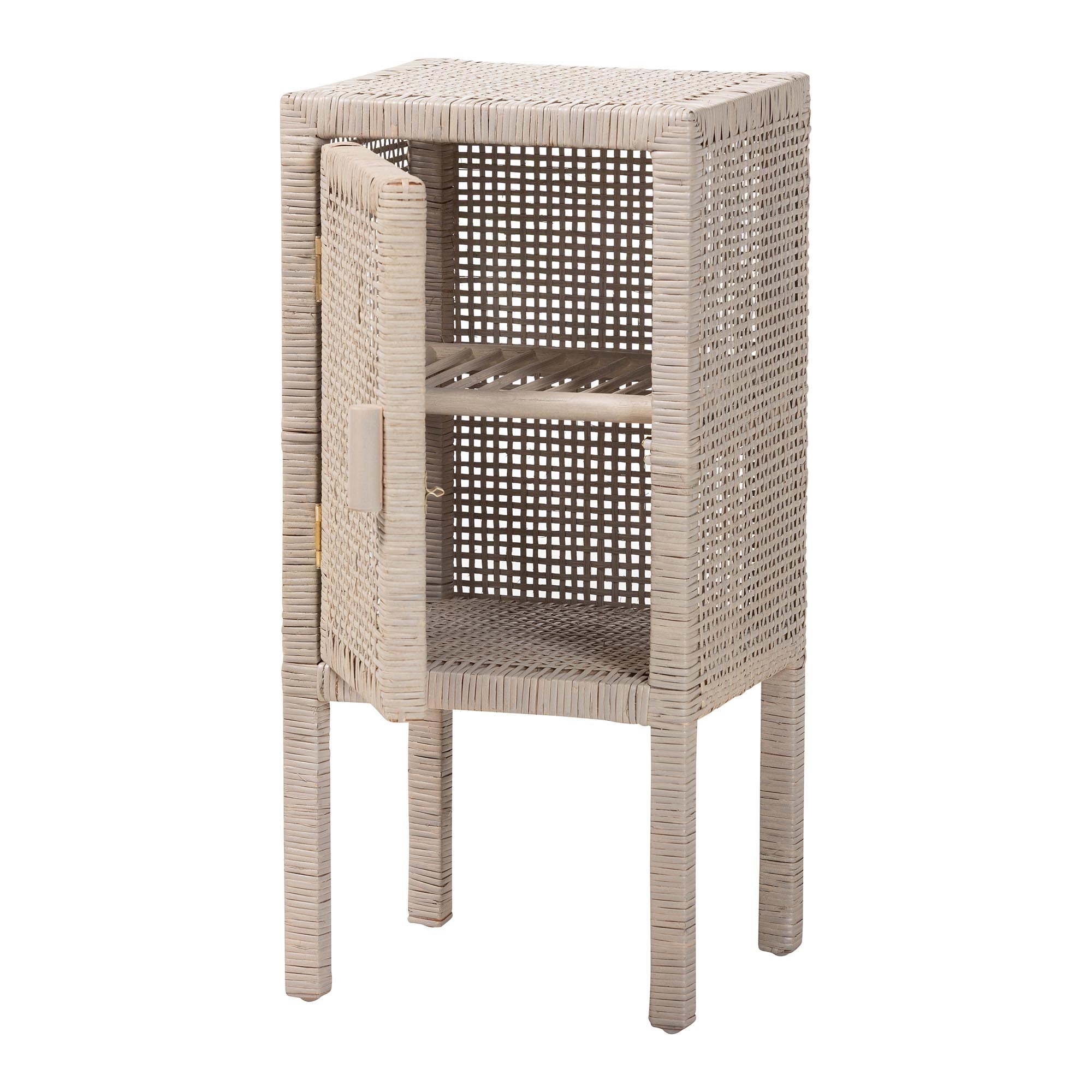 Bali & Pari Vivan Rattan Nightstand