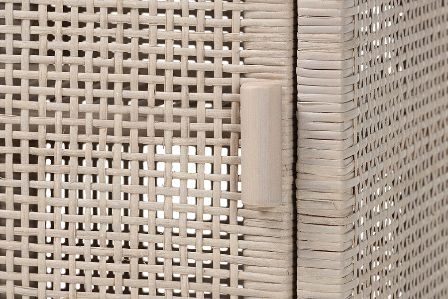 Bali & Pari Vivan Rattan Nightstand