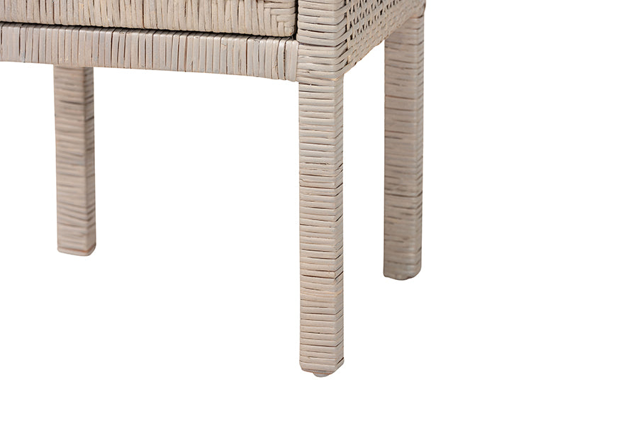 Bali & Pari Vivan Rattan Nightstand