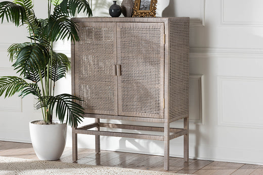 Bali & Pari Vivan Rattan Storage Cabinet