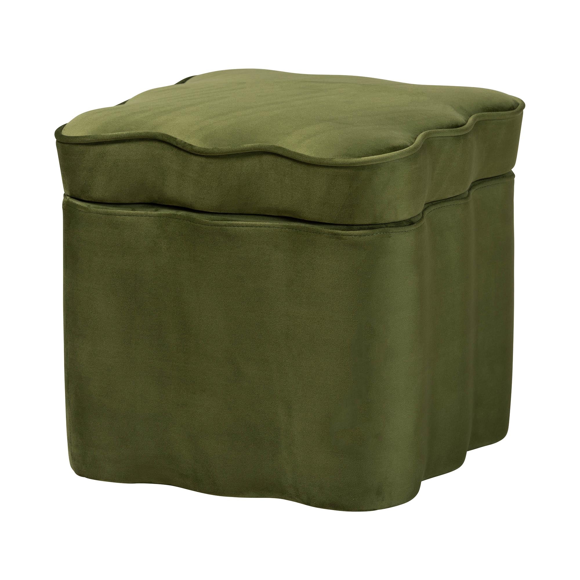 Paulina Velvet Storage Ottoman