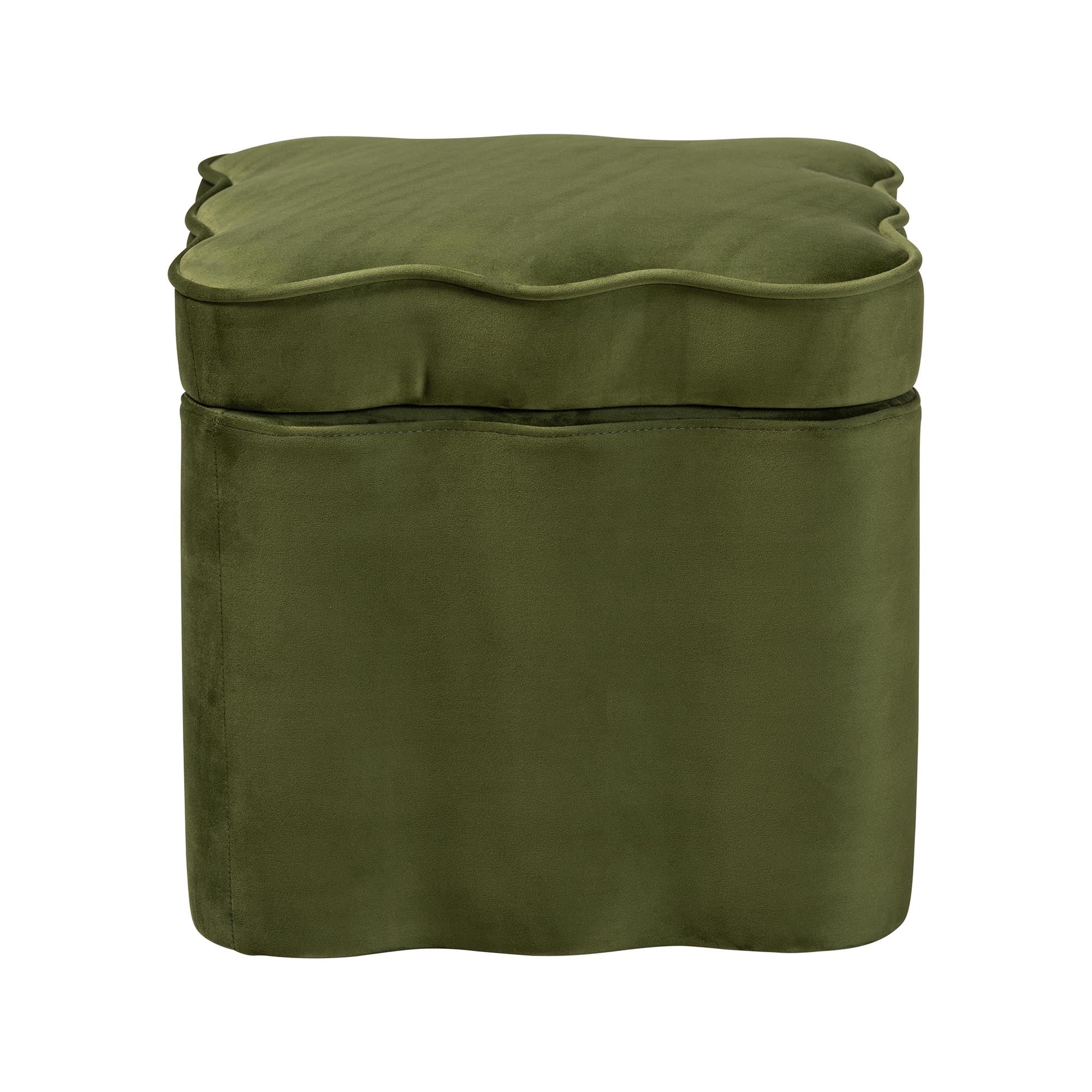 Paulina Velvet Storage Ottoman