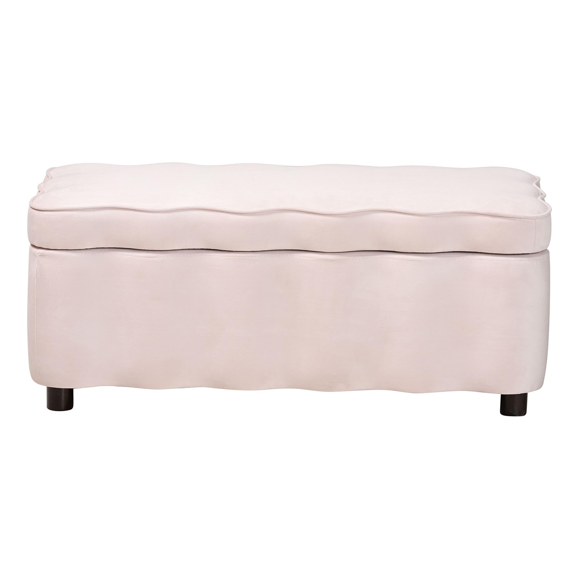 Paulina Velvet Storage Bench