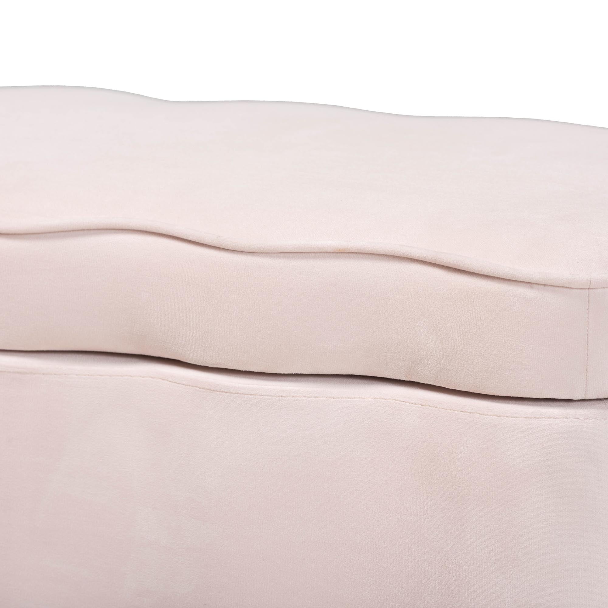Paulina Velvet Storage Bench