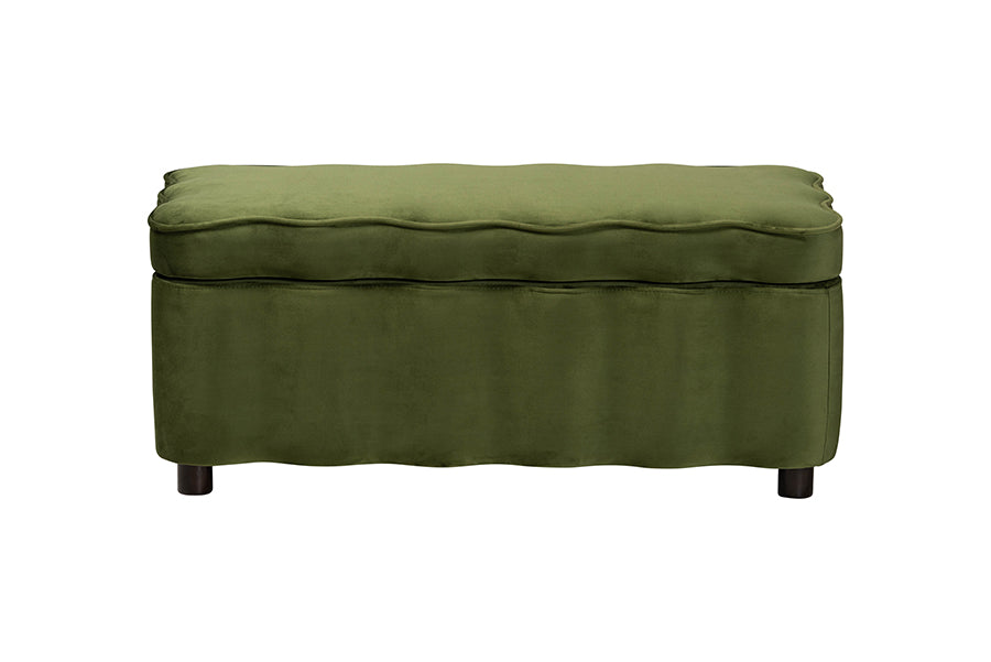 Paulina Velvet Storage Bench