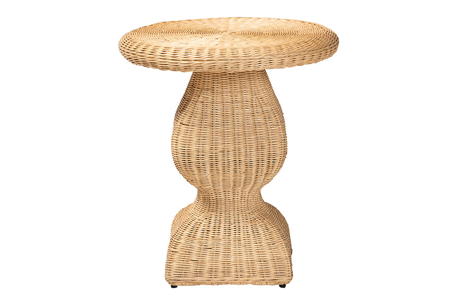 Bali & Pari Hideo Rattan End Table
