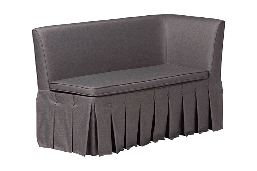 Meyer 2-Piece Fabric Upholstered Dining Nook Bench Set