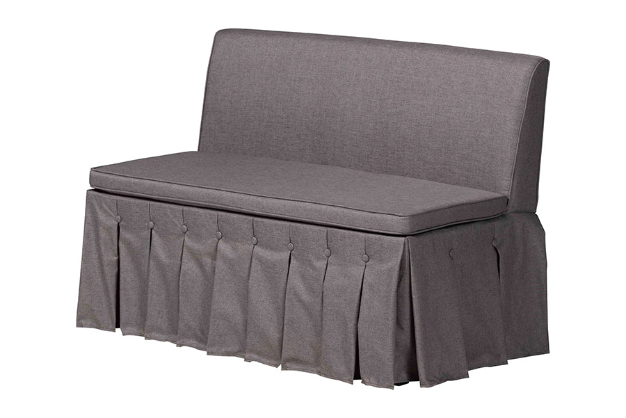 Meyer 2-Piece Fabric Upholstered Dining Nook Bench Set
