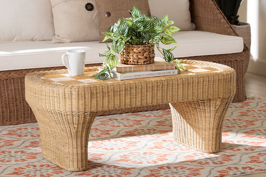 Bali & Pari Canika Rattan Coffee Table