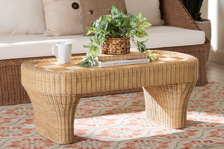 Bali & Pari Canika Rattan Coffee Table
