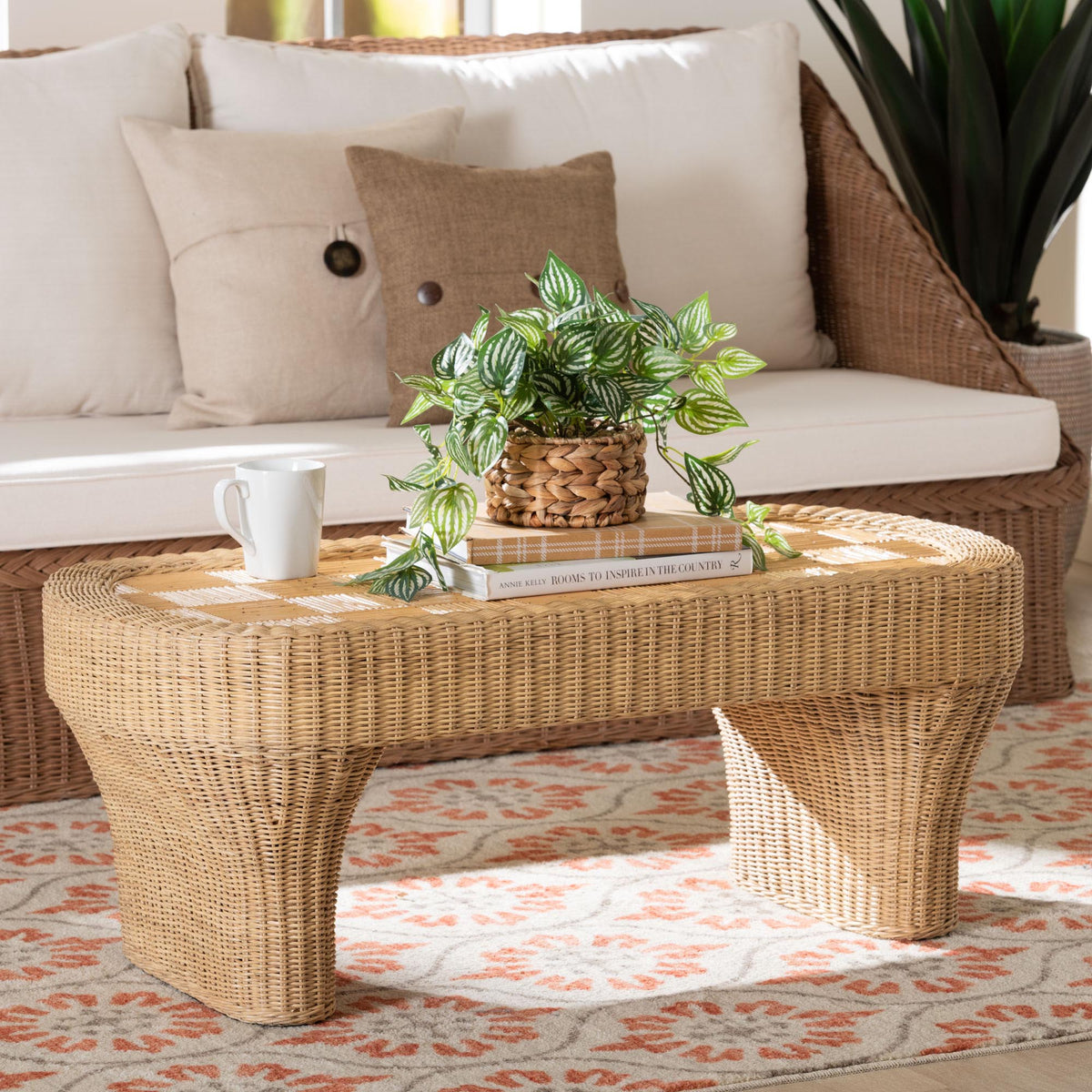 Bali & Pari Canika Rattan Coffee Table