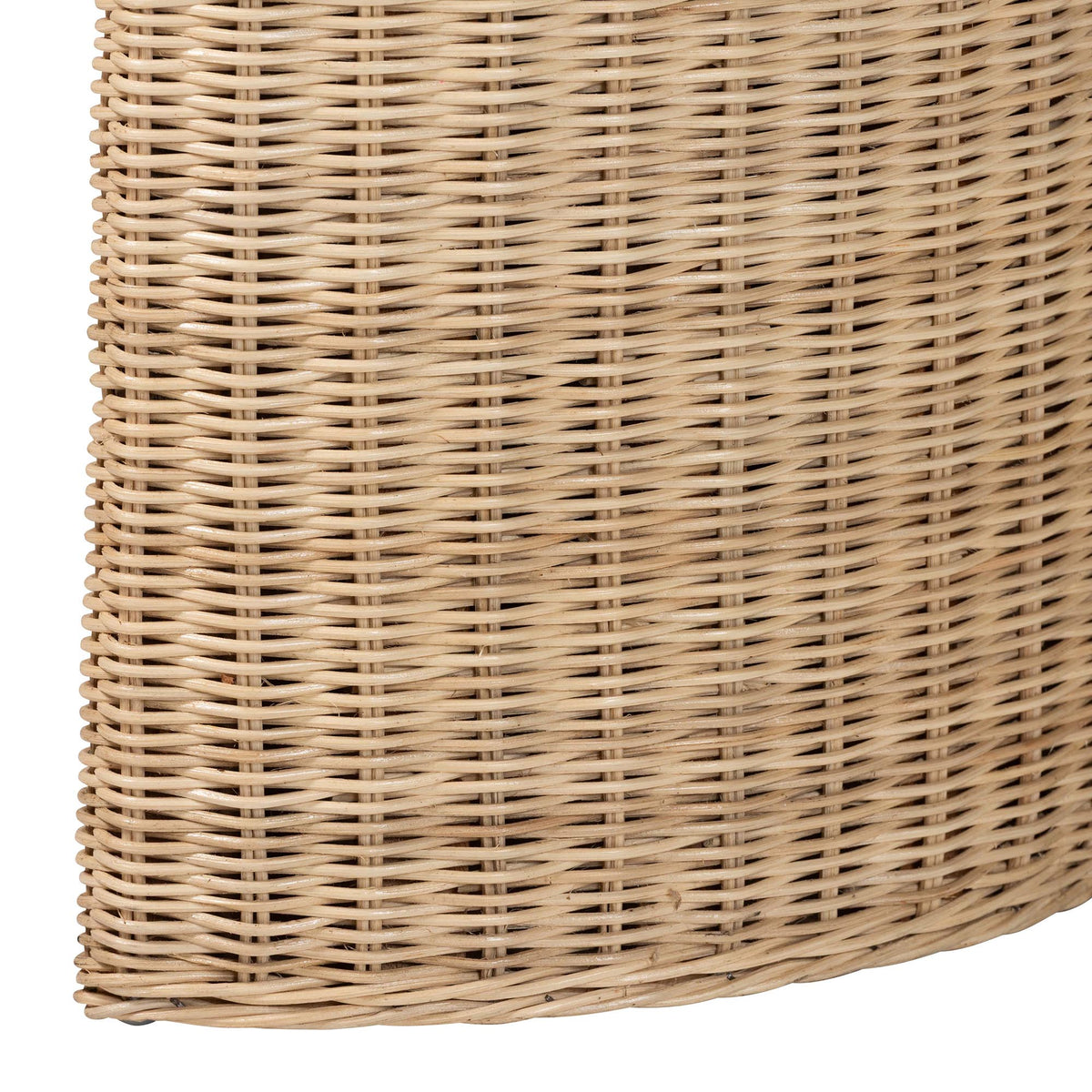 Bali & Pari Mimi Rattan Checkered Console Table
