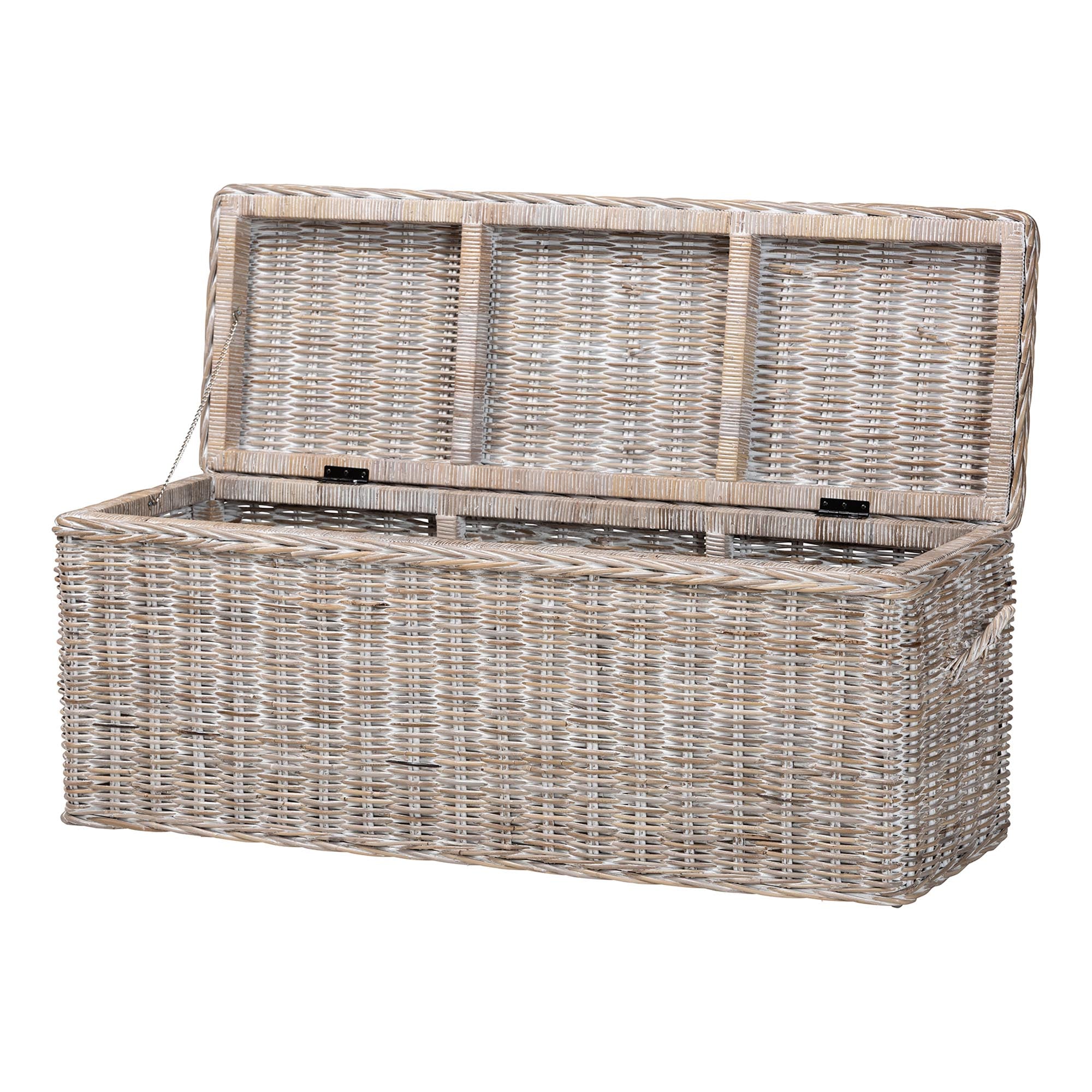Bali & Pari Clarette Rattan Storage Bench