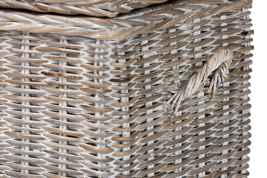 Bali & Pari Clarette Rattan Storage Bench