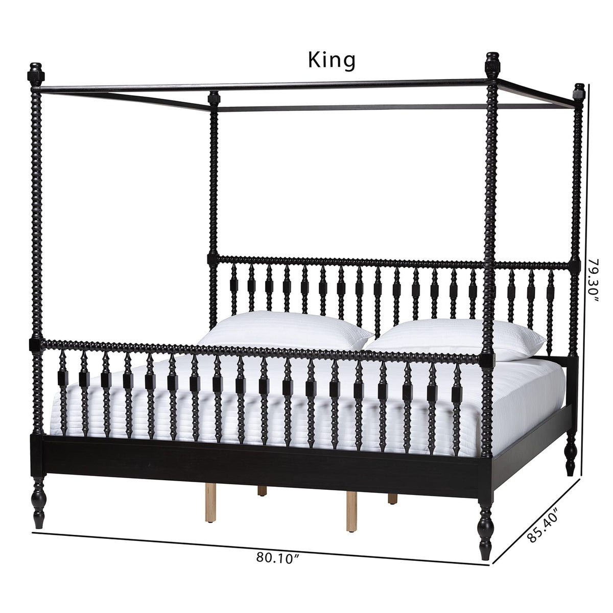 Callison Spindle Canopy Bed
