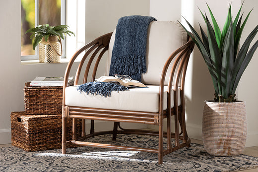 Bali & Pari Stan Rattan Lounge Chair