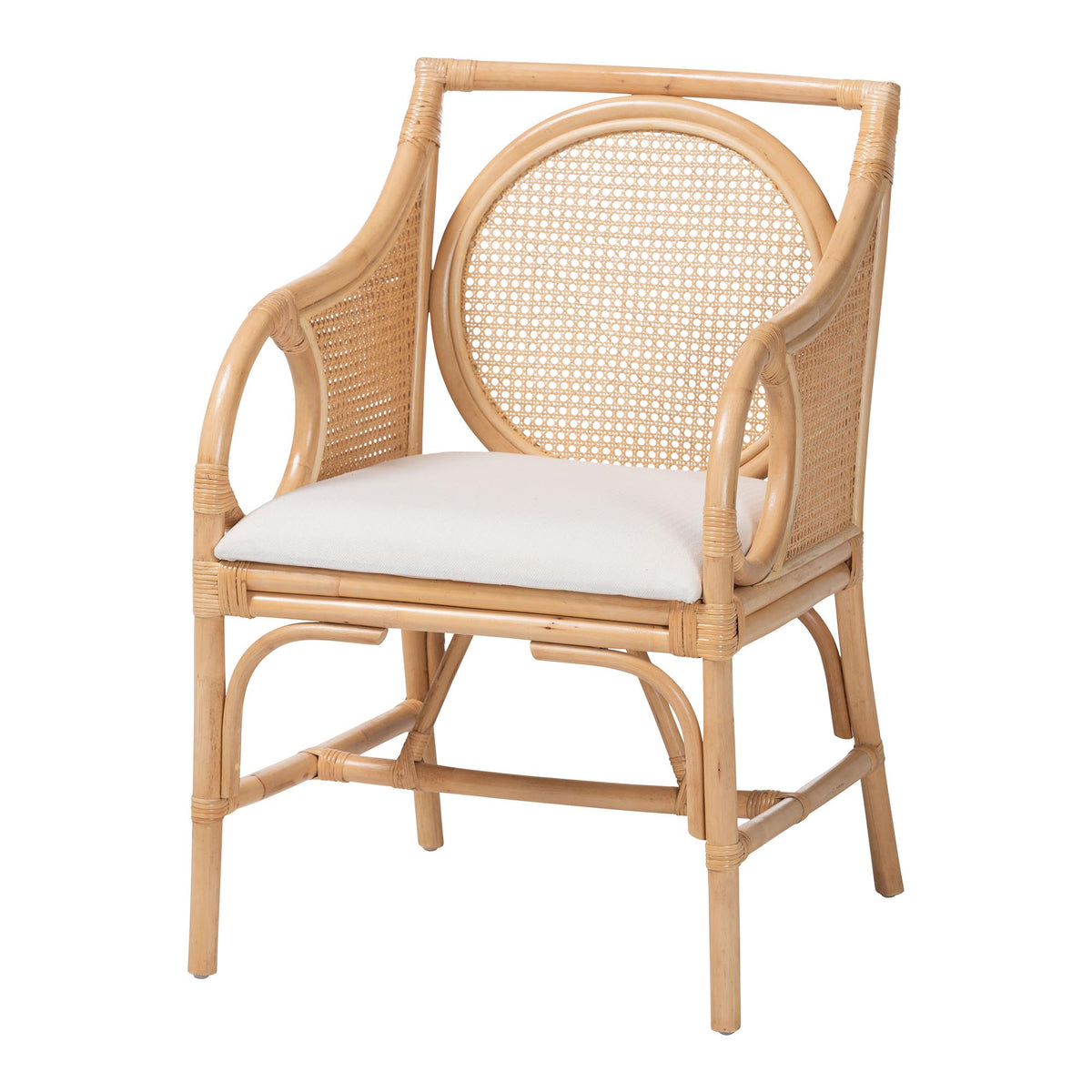 Bali & Pari Matt Rattan Armchair