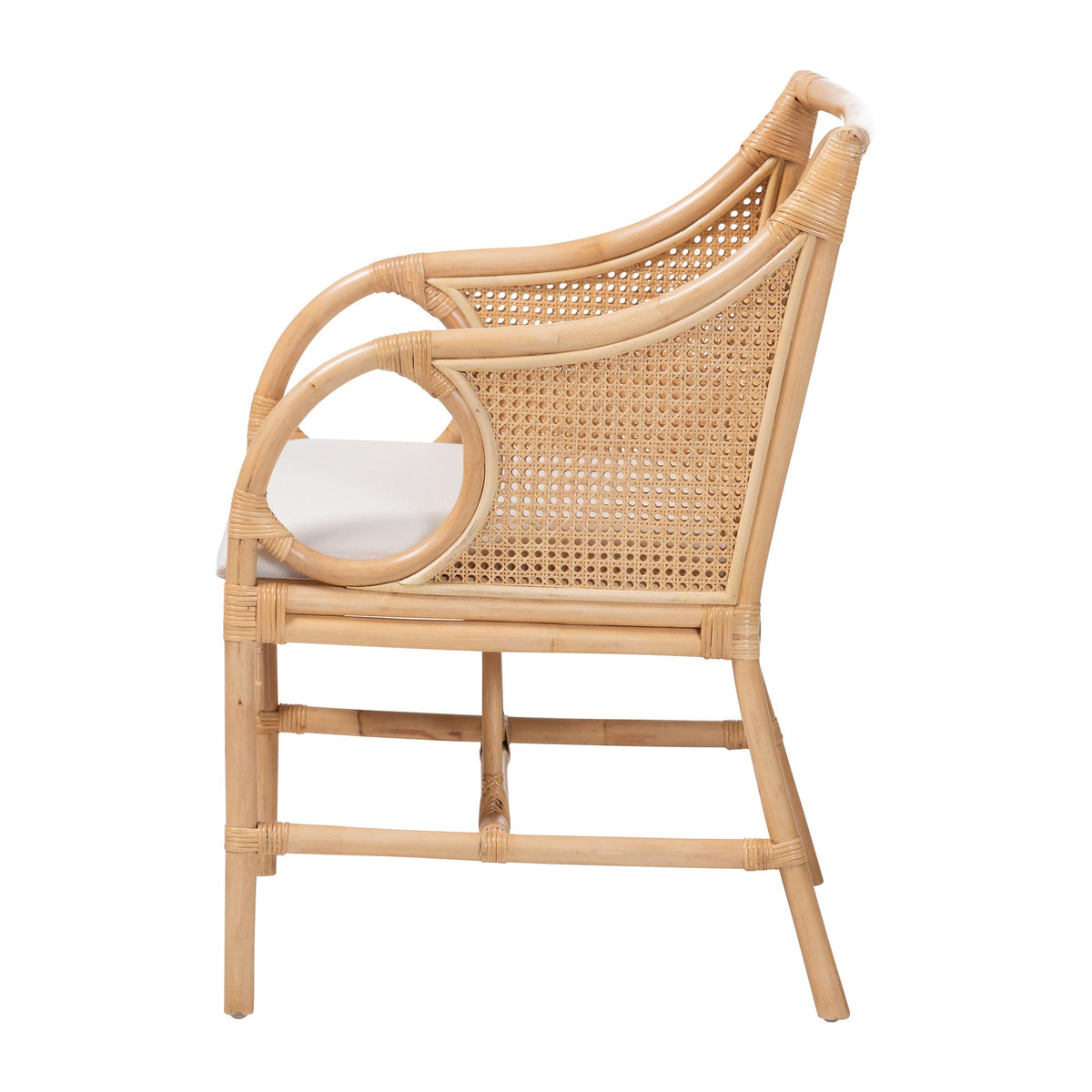Bali & Pari Matt Rattan Armchair
