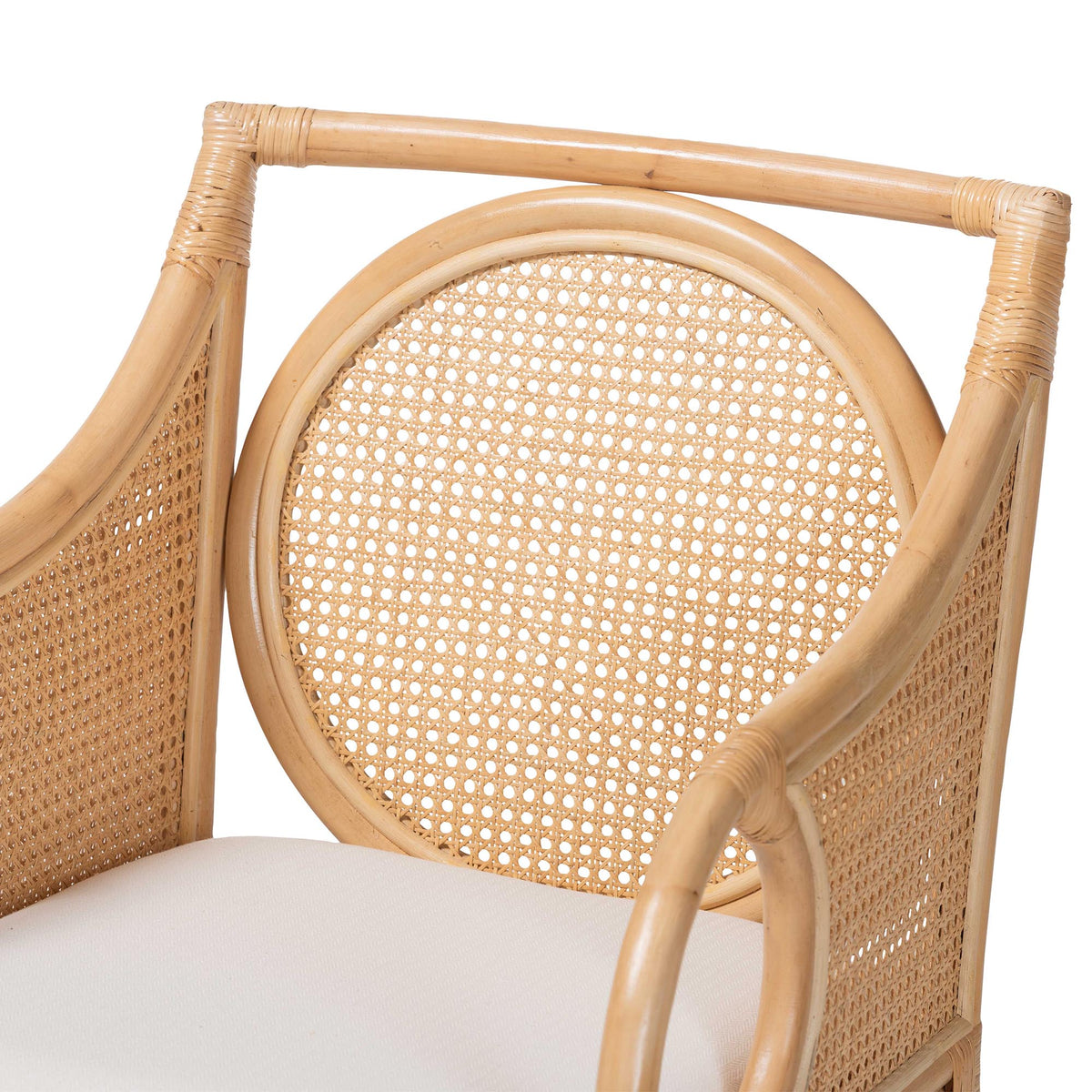 Bali & Pari Matt Rattan Armchair