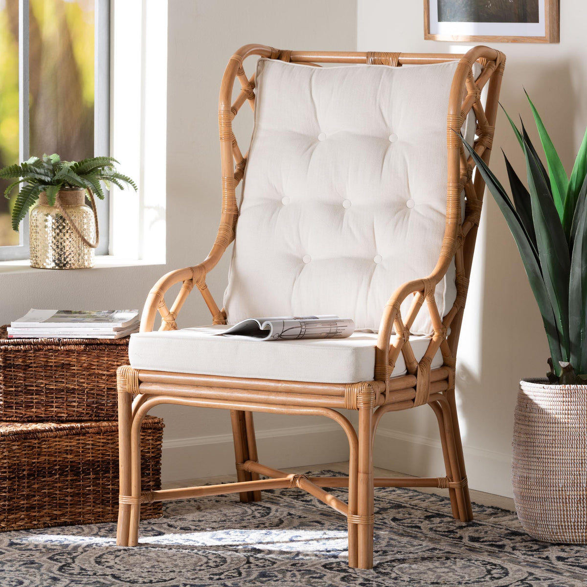 Bali & Pari Todd Rattan Armchair