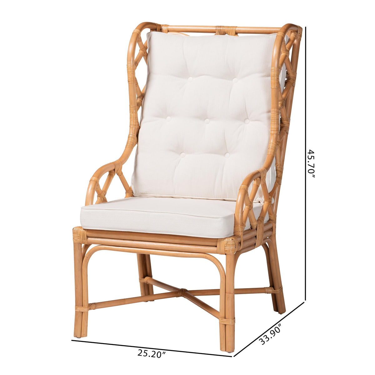 Bali & Pari Todd Rattan Armchair