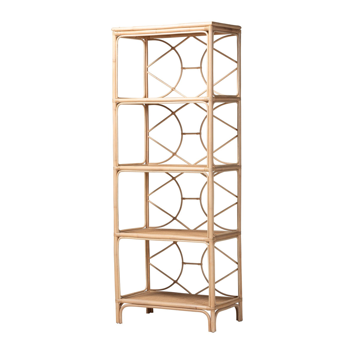 Bali & Pari Alger Rattan 5-Tier Display Shelf