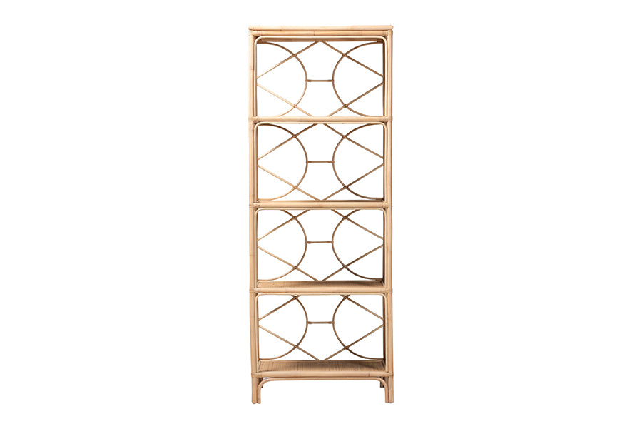 Bali & Pari Alger Rattan 5-Tier Display Shelf