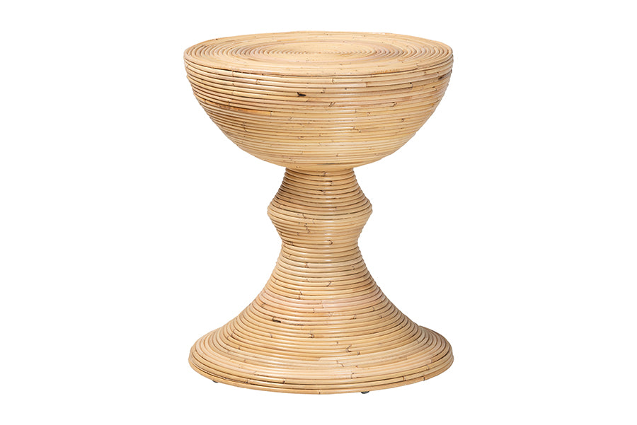 Bali & Pari Brookwood Rattan End Table