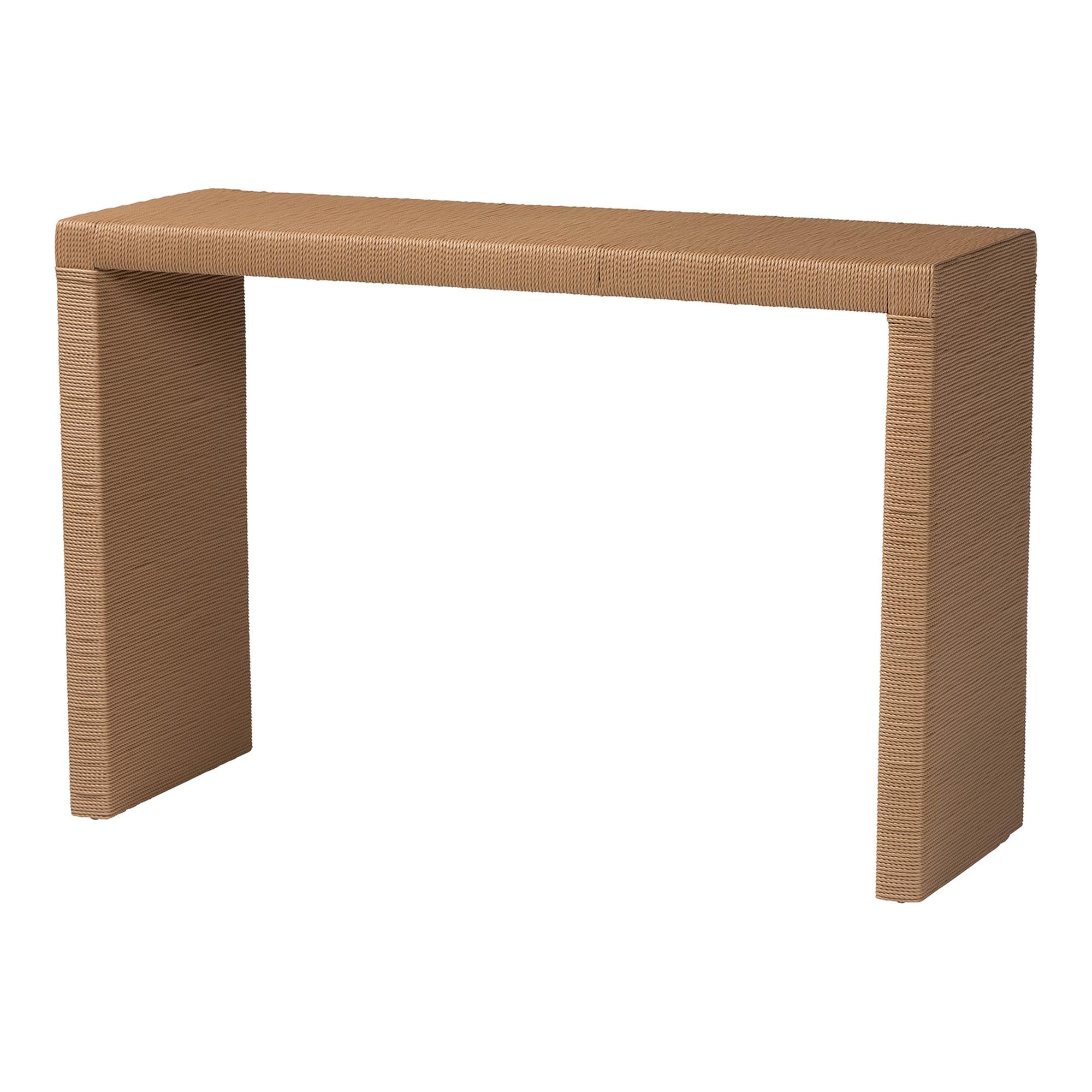 Bali & Pari Salve Woven Seagrass Console Table