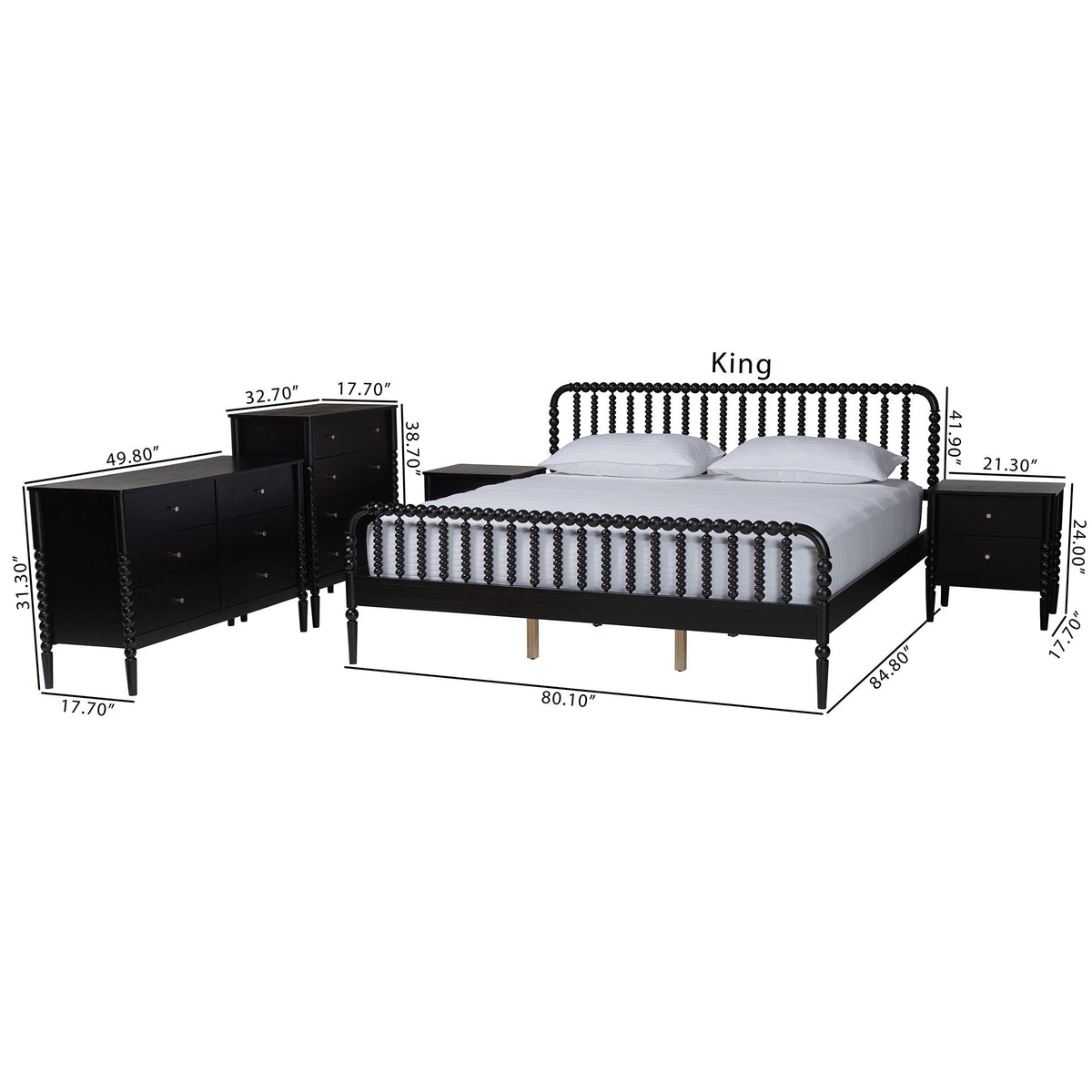 Lucera 5-Piece Bedroom Set