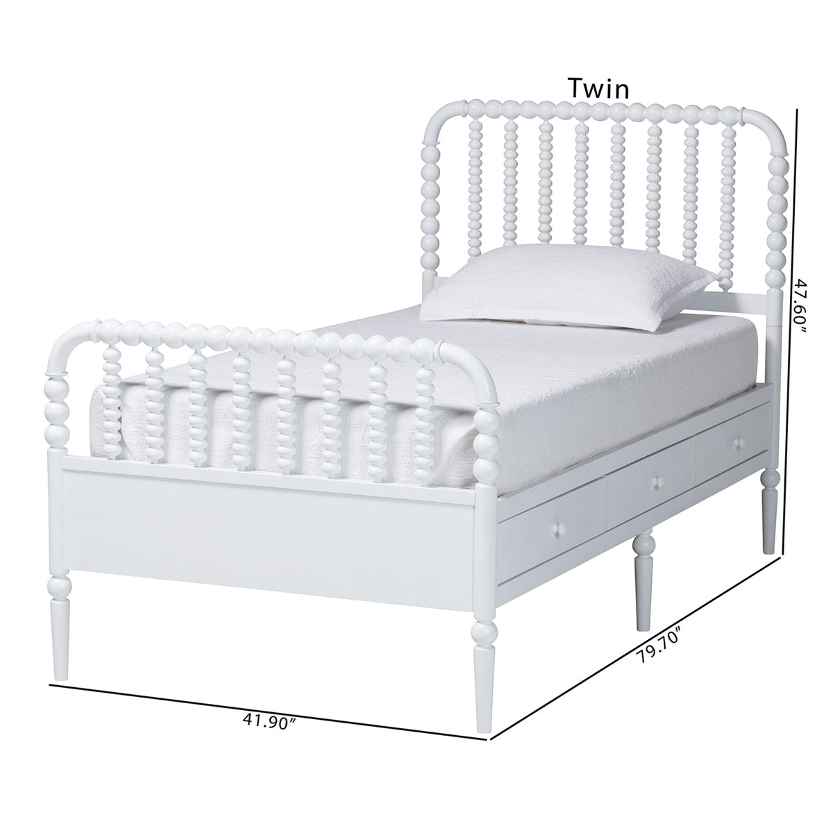 Lucera 6-Drawer Platform Bed