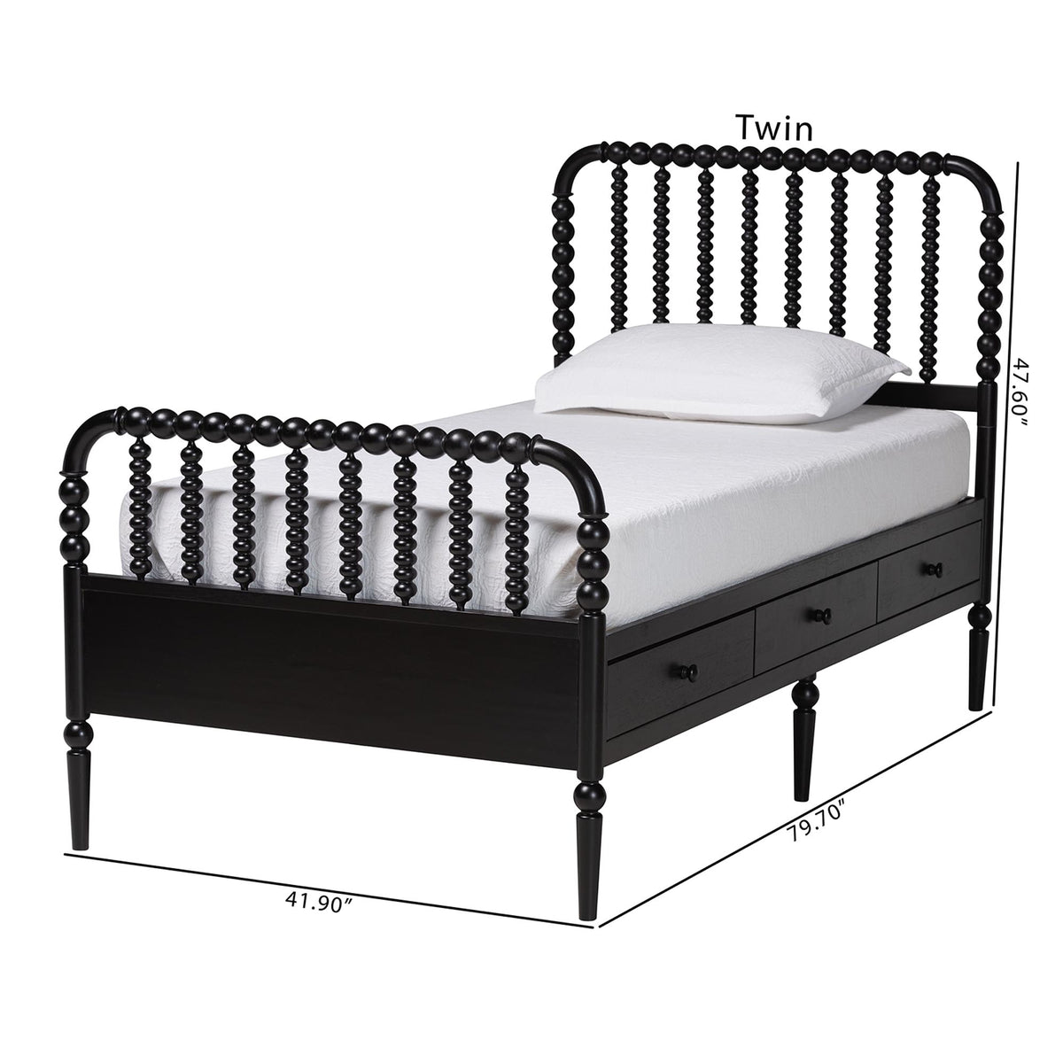 Lucera 6-Drawer Platform Bed