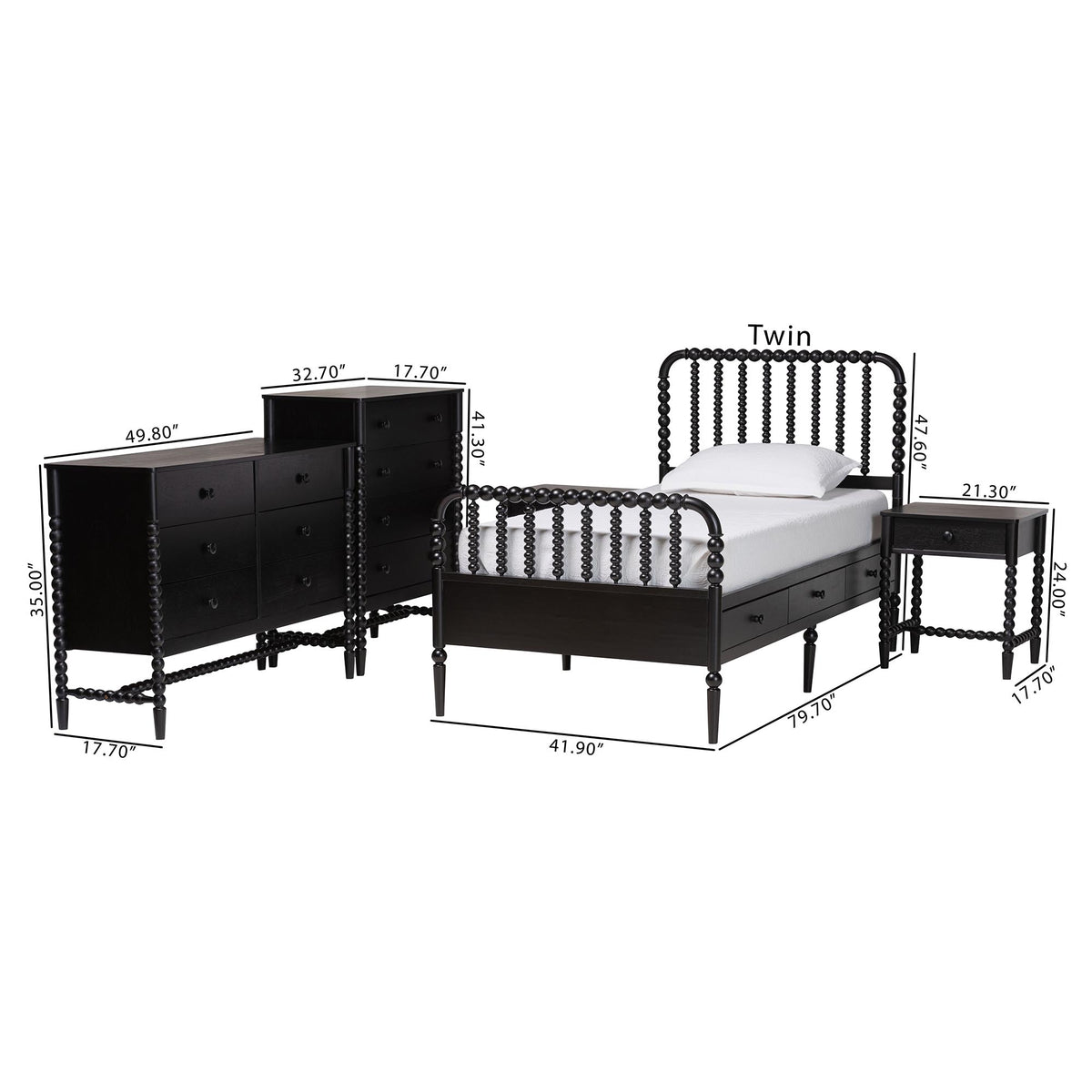 Lucera 5-Piece Bedroom Set
